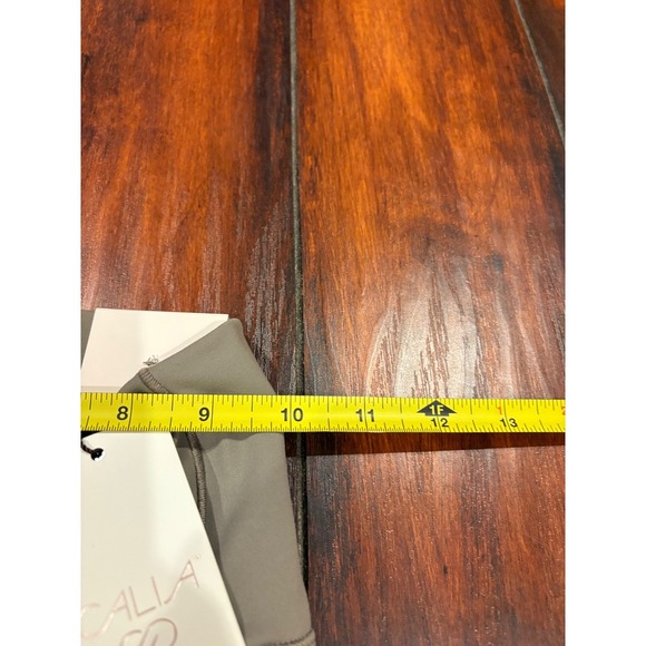 New Calla High Waisted Pocket Leggings Women's XS Workout Yoga Athleisure Taupe - Picture 12 of 14